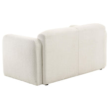 Load image into Gallery viewer, Coaster Dorset 2-piece Upholstered Round Track Arm Sofa Set White