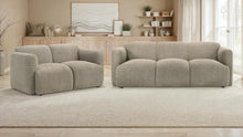 Load image into Gallery viewer, Coaster Dorset 2-piece Upholstered Round Track Arm Sofa Set Brown