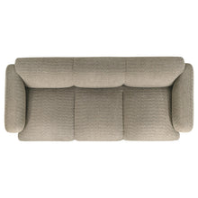 Load image into Gallery viewer, Coaster Dorset 3-piece Upholstered Round Track Arm Sofa Set Brown