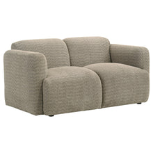 Load image into Gallery viewer, Coaster Dorset 3-piece Upholstered Round Track Arm Sofa Set Brown