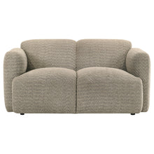 Load image into Gallery viewer, Coaster Dorset 3-piece Upholstered Round Track Arm Sofa Set Brown