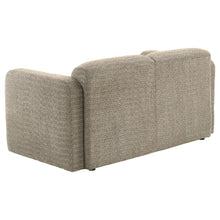 Load image into Gallery viewer, Coaster Dorset 3-piece Upholstered Round Track Arm Sofa Set Brown