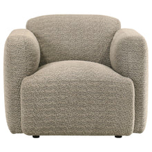 Load image into Gallery viewer, Coaster Dorset 3-piece Upholstered Round Track Arm Sofa Set Brown