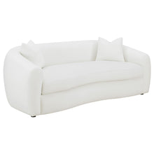 Load image into Gallery viewer, Coaster Isabella 2-piece Sherpa Upholstered Sofa Set Natural