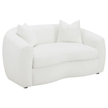 Load image into Gallery viewer, Coaster Isabella 2-piece Sherpa Upholstered Sofa Set Natural