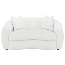 Load image into Gallery viewer, Coaster Isabella 2-piece Sherpa Upholstered Sofa Set Natural