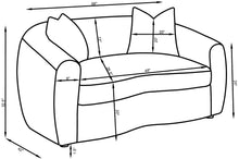 Load image into Gallery viewer, Coaster Isabella 2-piece Sherpa Upholstered Sofa Set Natural