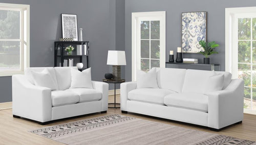 Coaster Ashlyn White Living Room Set (2 PC)