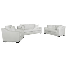 Load image into Gallery viewer, Coaster Ashlyn 3-piece Upholstered Track Arm Sofa Set White