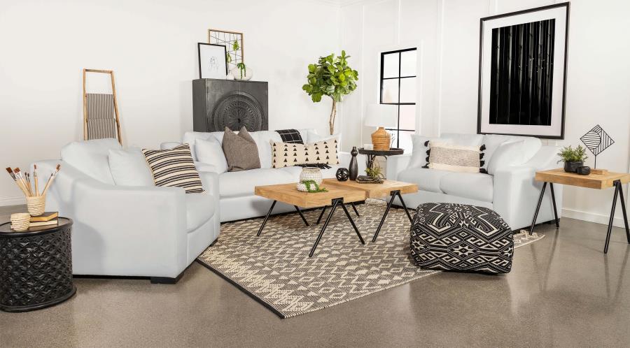 Coaster Ashlyn White Living Room Set (3 PC)