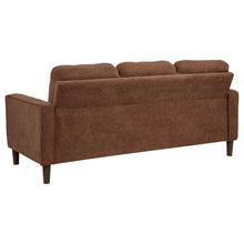 Load image into Gallery viewer, Coaster Bowen II 2-piece Fabric Upholstered Track Arm Sofa Set Rust