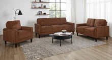 Load image into Gallery viewer, Coaster Bowen II 3-piece Fabric Upholstered Track Arm Sofa Set Rust