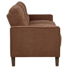 Load image into Gallery viewer, Coaster Bowen II 3-piece Fabric Upholstered Track Arm Sofa Set Rust
