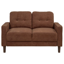 Load image into Gallery viewer, Coaster Bowen II 3-piece Fabric Upholstered Track Arm Sofa Set Rust