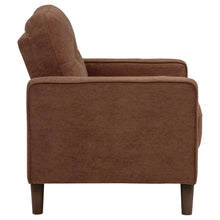 Load image into Gallery viewer, Coaster Bowen II 3-piece Fabric Upholstered Track Arm Sofa Set Rust