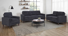Load image into Gallery viewer, Coaster Bowen II 3-piece Upholstered Track Arm Sofa Set Steel Grey