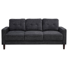 Load image into Gallery viewer, Coaster Bowen II 3-piece Upholstered Track Arm Sofa Set Steel Grey