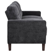 Load image into Gallery viewer, Coaster Bowen II 3-piece Upholstered Track Arm Sofa Set Steel Grey