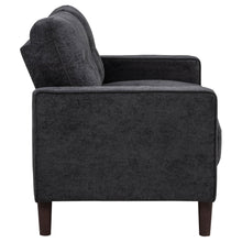 Load image into Gallery viewer, Coaster Bowen II 3-piece Upholstered Track Arm Sofa Set Steel Grey