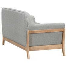 Load image into Gallery viewer, Coaster Vaughn 2-piece Fabric Upholstered Flared Arm Sofa Set Grey