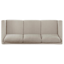 Load image into Gallery viewer, Coaster Islington 2-piece Upholstered Panel Arm Sofa Set Taupe