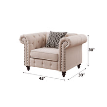 Load image into Gallery viewer, Acme Aurelia Chair W/Pillow