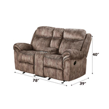 Load image into Gallery viewer, Acme Zubaida Motion Loveseat &amp; Console W/USB