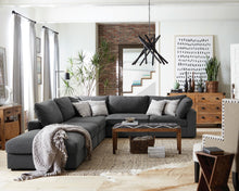 Load image into Gallery viewer, Coaster Serene Upholstered Armless Chair Charcoal