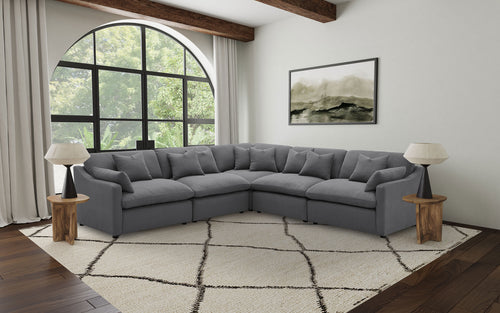 COASTER SECTIONAL 5 PC SET (2AC, 1C, LAF, RAF)