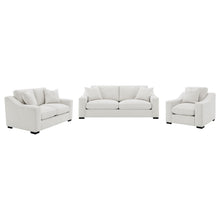Load image into Gallery viewer, Coaster Ashlyn 3-piece Upholstered Track Arm Sofa Set Sand