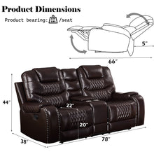 Load image into Gallery viewer, Acme Braylon Motion Loveseat W/Console