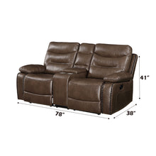 Load image into Gallery viewer, Acme Aashi Motion Loveseat W/Console