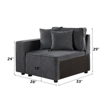 Load image into Gallery viewer, Acme Silvester Modular - Left Facing Chair W/2 Pillows