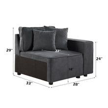 Load image into Gallery viewer, Acme Silvester Modular - Right Facing Chair W/2 Pillows