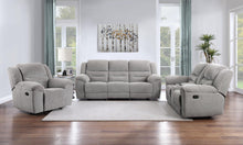 Load image into Gallery viewer, Coaster Gilson 3-piece Chenille Upholstered Reclining Sofa Set Grey