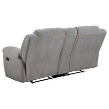 Load image into Gallery viewer, Coaster Gilson 3-piece Chenille Upholstered Reclining Sofa Set Grey