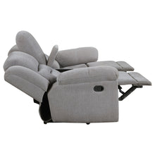 Load image into Gallery viewer, Coaster Gilson 3-piece Chenille Upholstered Reclining Sofa Set Grey