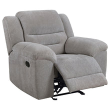 Load image into Gallery viewer, Coaster Gilson 3-piece Chenille Upholstered Reclining Sofa Set Grey