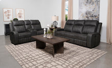 Load image into Gallery viewer, Coaster Raelynn 2-piece Upholstered Reclining Sofa Set Grey