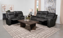 Load image into Gallery viewer, Coaster Raelynn 2-piece Upholstered Reclining Sofa Set Grey