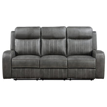 Load image into Gallery viewer, Coaster Raelynn 2-piece Upholstered Reclining Sofa Set Grey