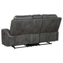 Load image into Gallery viewer, Coaster Raelynn 3-piece Upholstered Reclining Sofa Set Grey