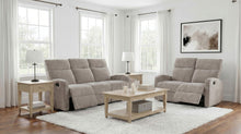 Load image into Gallery viewer, Coaster Hamilton 2-piece Chenille Manual Reclining Sofa Set Sand