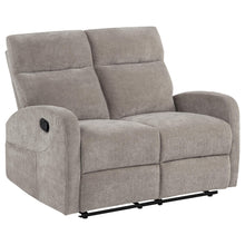 Load image into Gallery viewer, Coaster Hamilton 2-piece Chenille Manual Reclining Sofa Set Sand