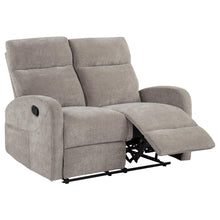 Load image into Gallery viewer, Coaster Hamilton 2-piece Chenille Manual Reclining Sofa Set Sand