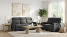 Load image into Gallery viewer, Coaster Hamilton 2-piece Chenille Manual Reclining Sofa Set Charcoal Grey