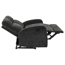Load image into Gallery viewer, Coaster Hamilton 2-piece Chenille Manual Reclining Sofa Set Charcoal Grey