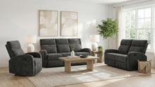 Load image into Gallery viewer, Coaster Hamilton 3-piece Chenille Manual Reclining Sofa Set Charcoal Grey