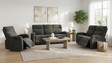 Load image into Gallery viewer, Coaster Hamilton 3-piece Chenille Manual Reclining Sofa Set Charcoal Grey