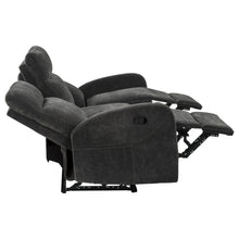 Load image into Gallery viewer, Coaster Hamilton 3-piece Chenille Manual Reclining Sofa Set Charcoal Grey